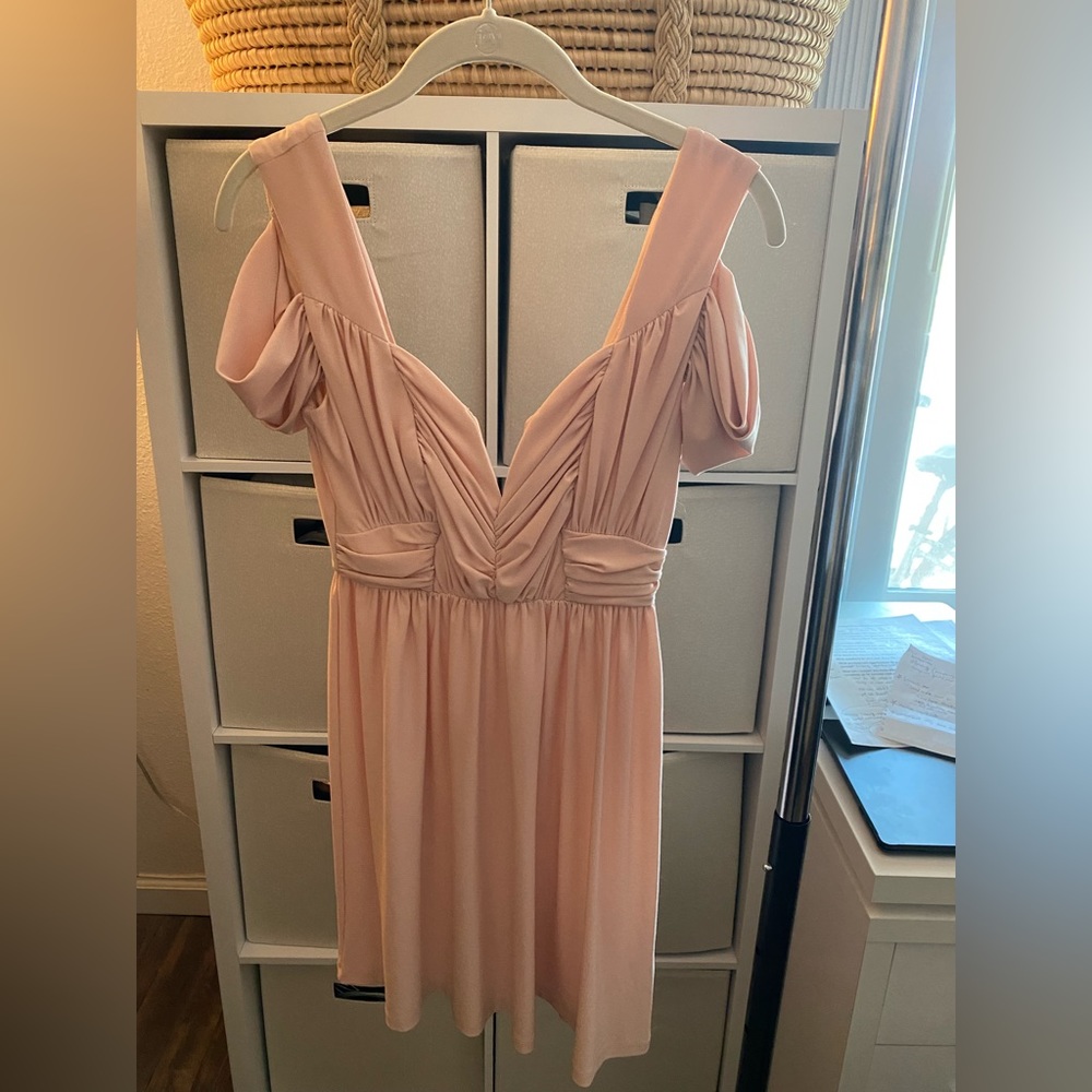 ASOS Light Pink Mini Cocktail Dress Size 4 Like New